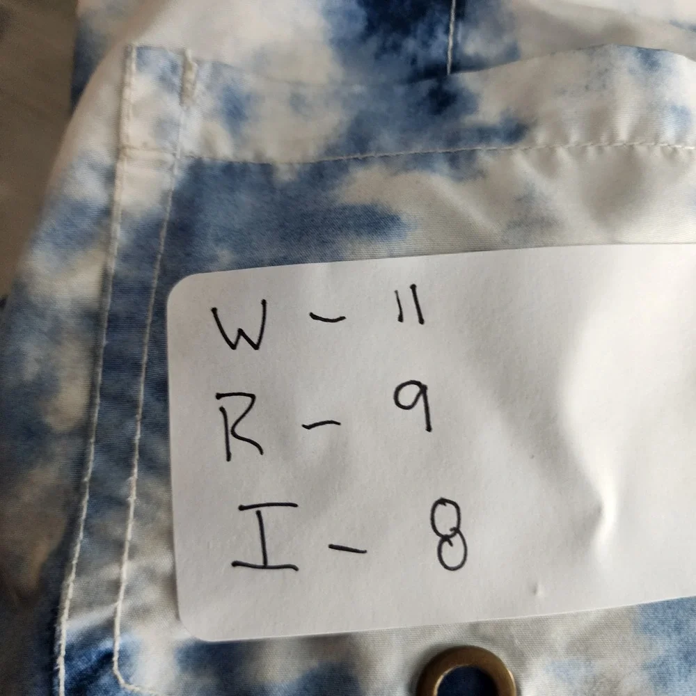Polo Ralph Lauren Boys Blue Tie Dye Board Shorts Big Spellout Logo Size S 8